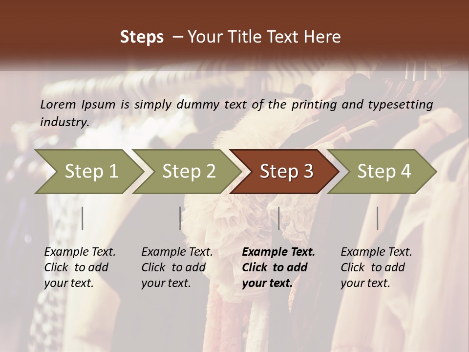 Women's Dressing Room PowerPoint Template