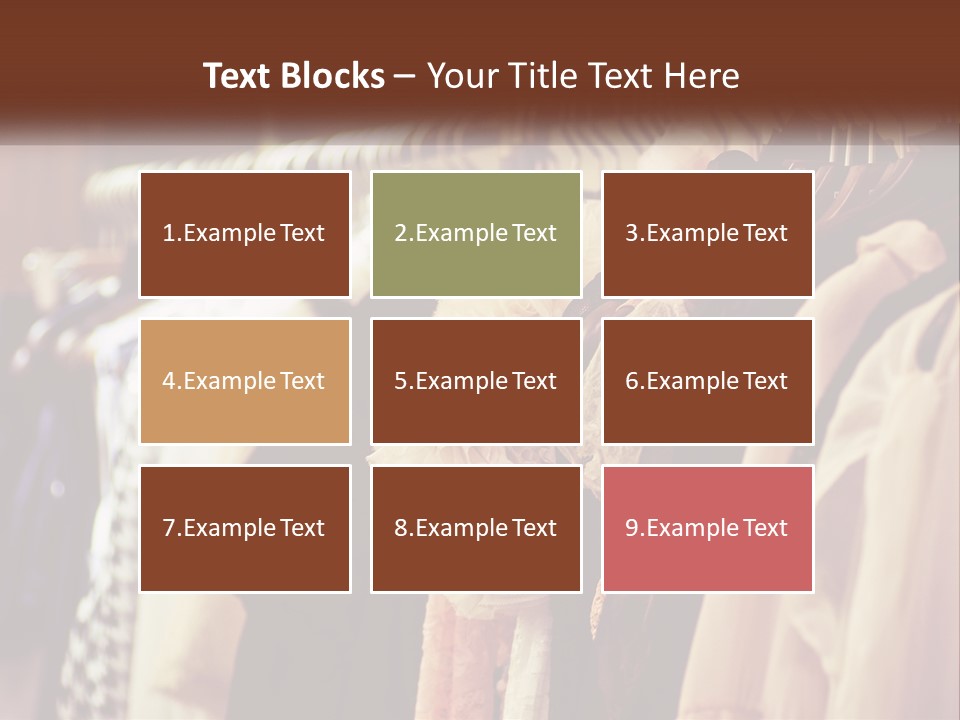 Women's Dressing Room PowerPoint Template