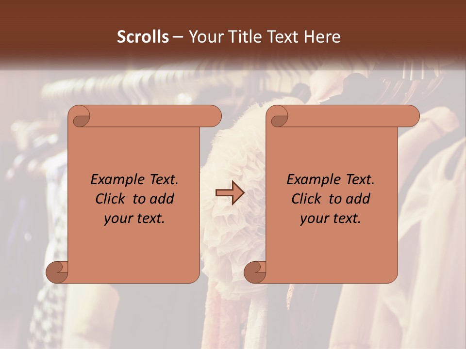 Women's Dressing Room PowerPoint Template