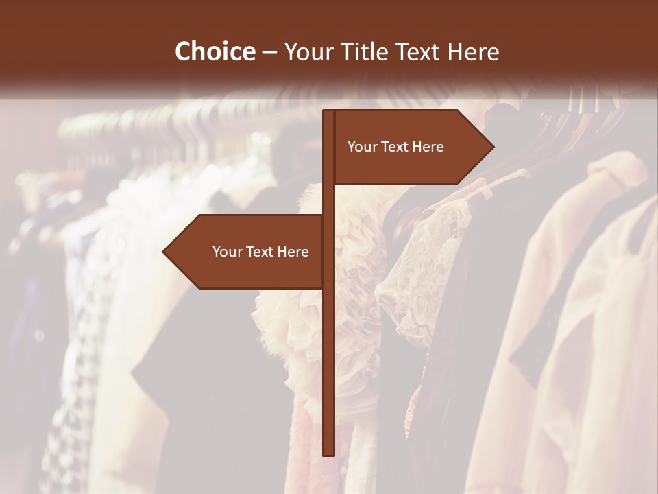 Women's Dressing Room PowerPoint Template