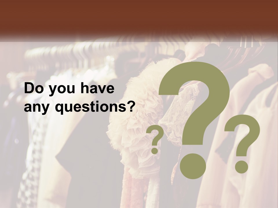 Women's Dressing Room PowerPoint Template