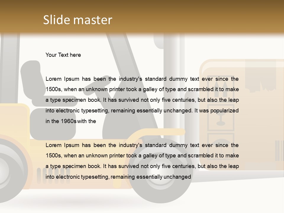 Delivery Of Goods PowerPoint Template