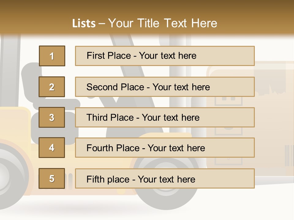 Delivery Of Goods PowerPoint Template