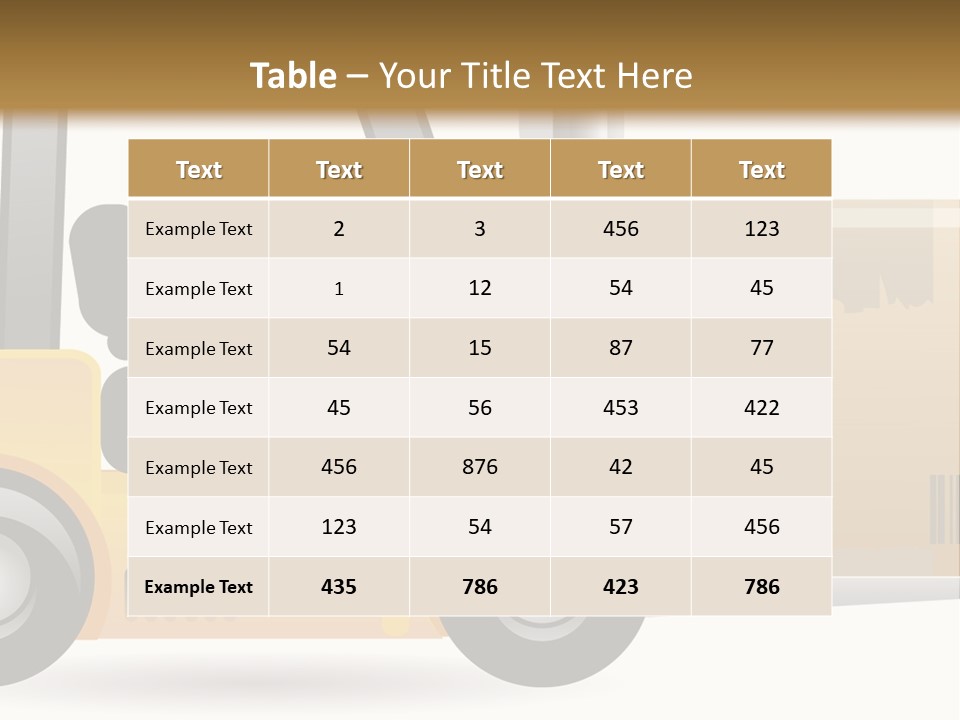Delivery Of Goods PowerPoint Template