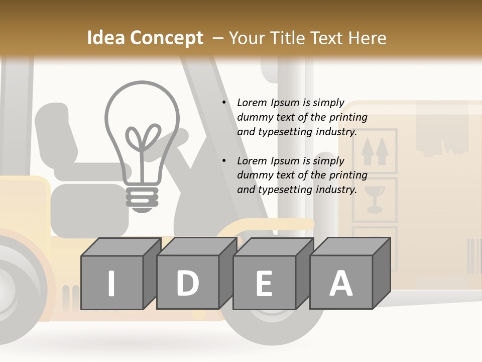 Delivery Of Goods PowerPoint Template