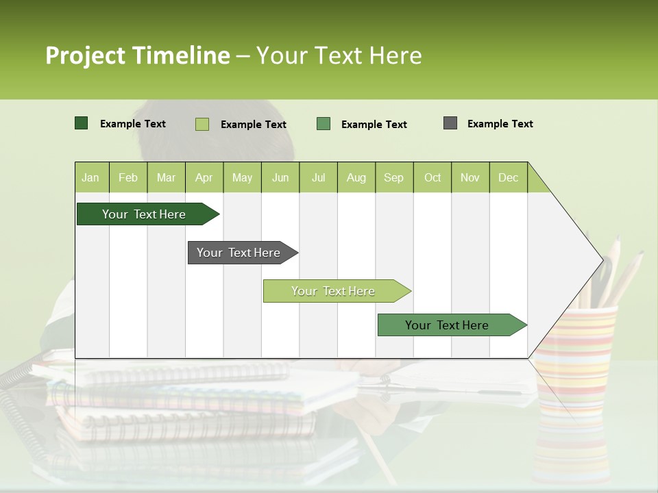 Child Doing Homework PowerPoint Template