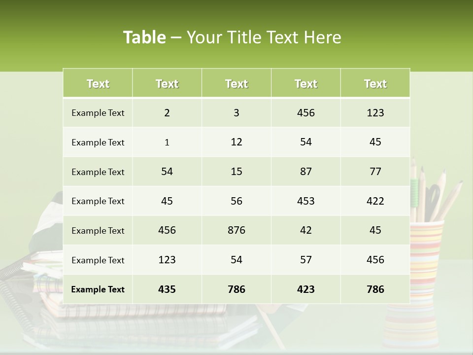 Child Doing Homework PowerPoint Template