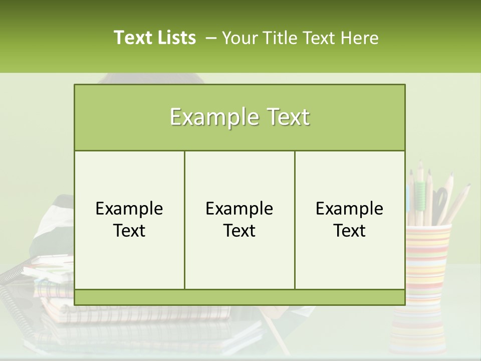 Child Doing Homework PowerPoint Template