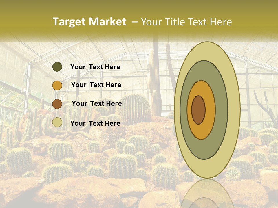 Greenhouse Cacti PowerPoint Template