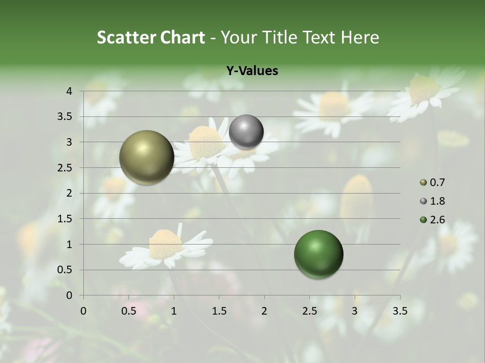 A Field Of Daisies PowerPoint Template