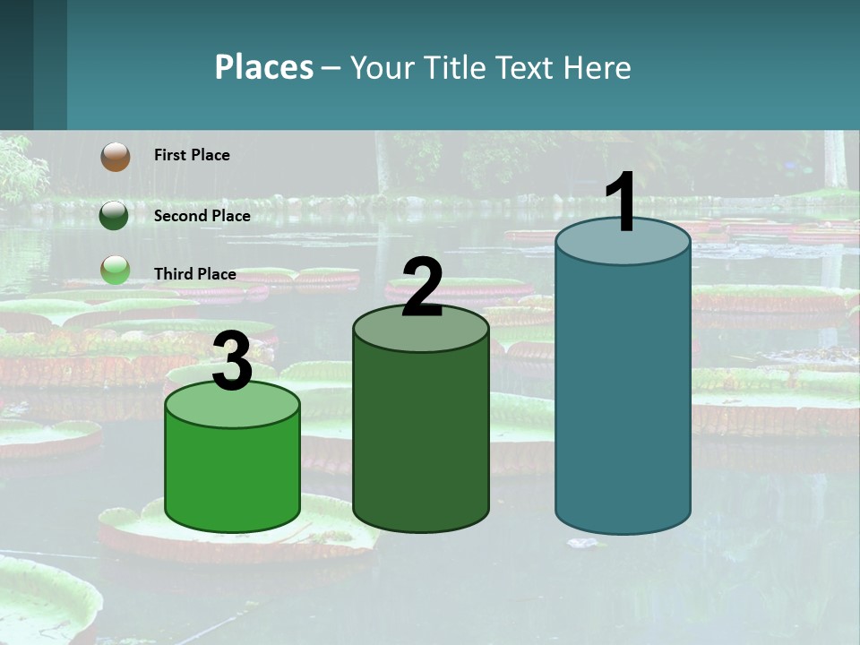 Lake In The Park PowerPoint Template