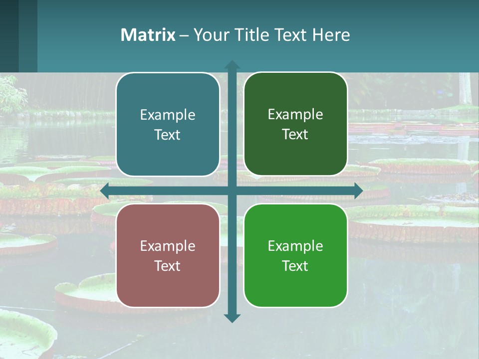 Lake In The Park PowerPoint Template