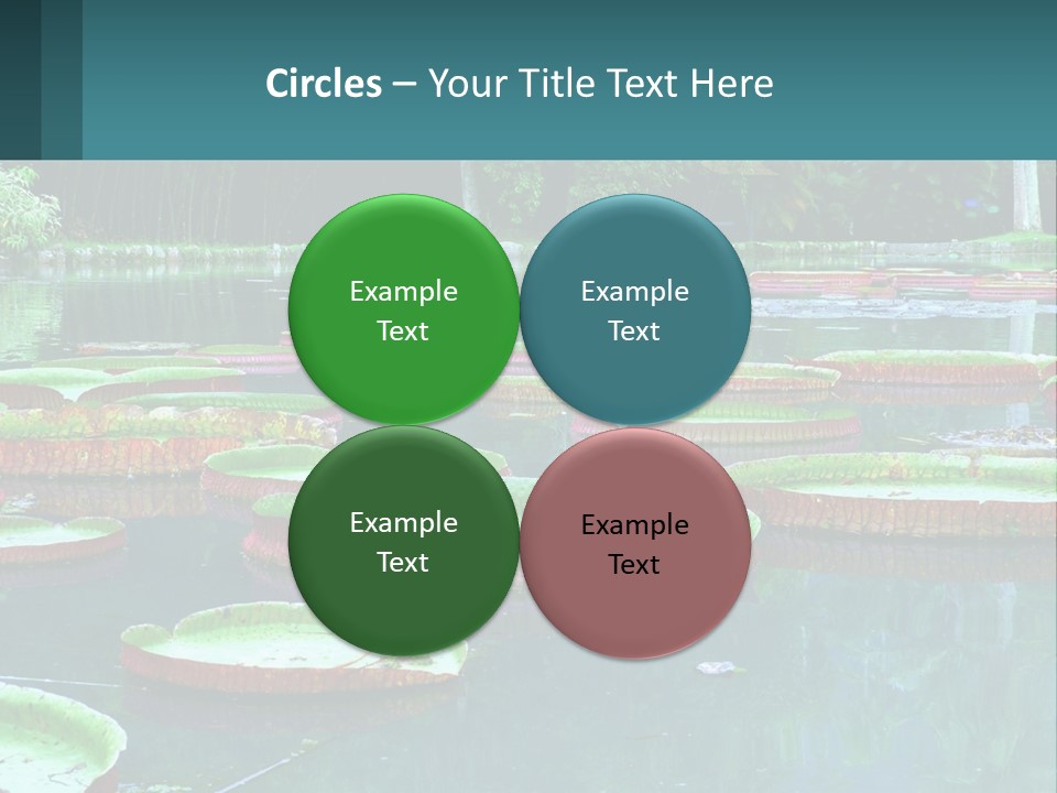 Lake In The Park PowerPoint Template