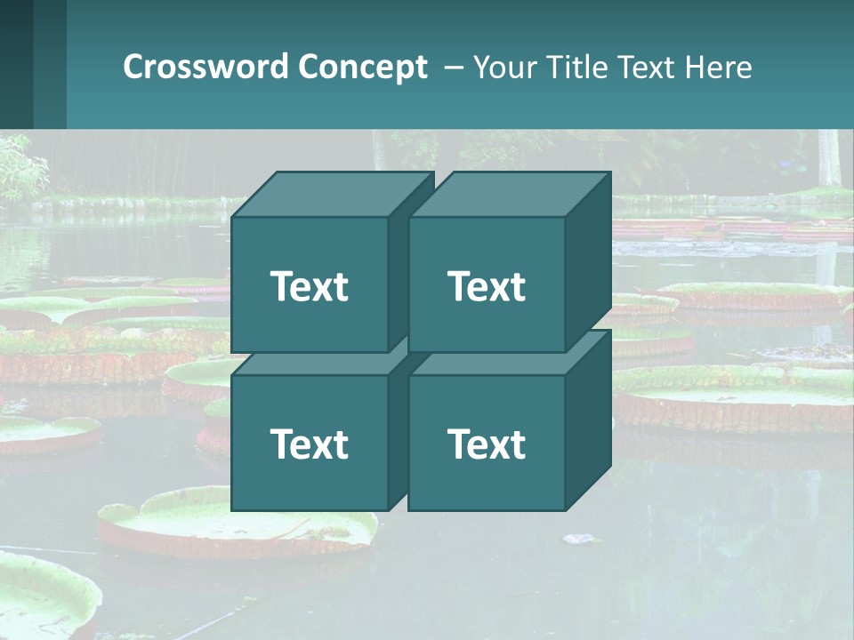 Lake In The Park PowerPoint Template