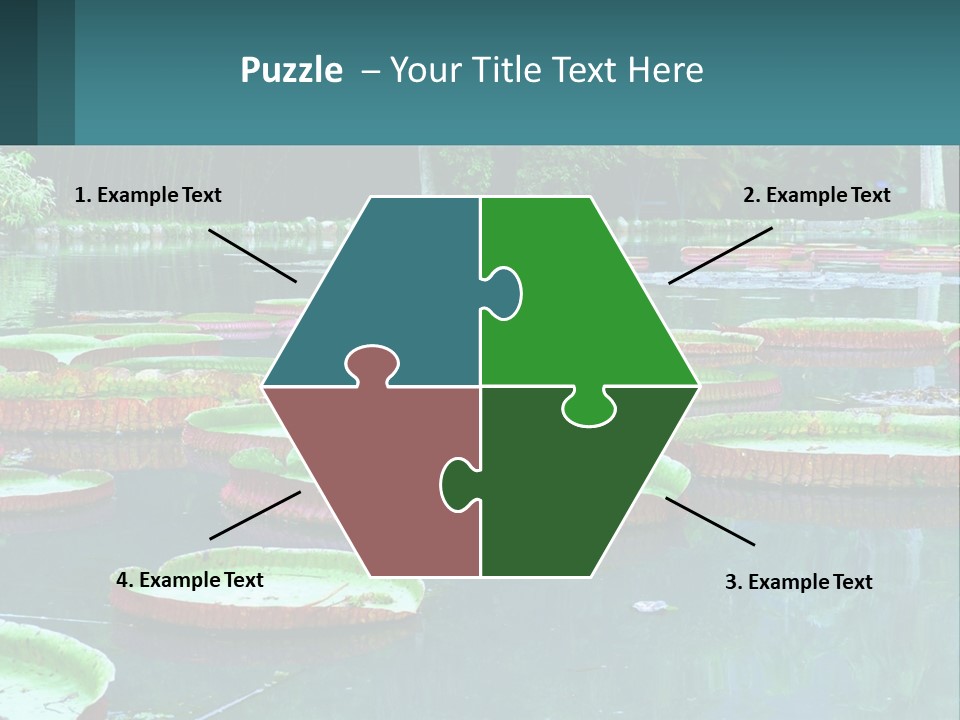 Lake In The Park PowerPoint Template