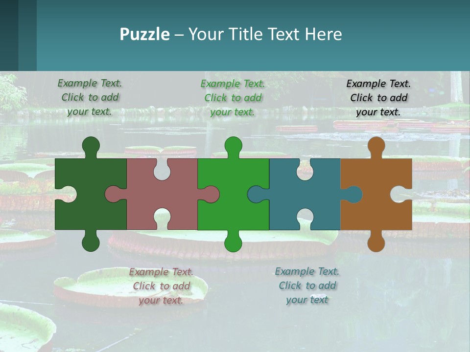 Lake In The Park PowerPoint Template