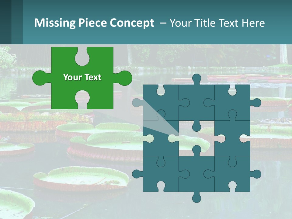 Lake In The Park PowerPoint Template