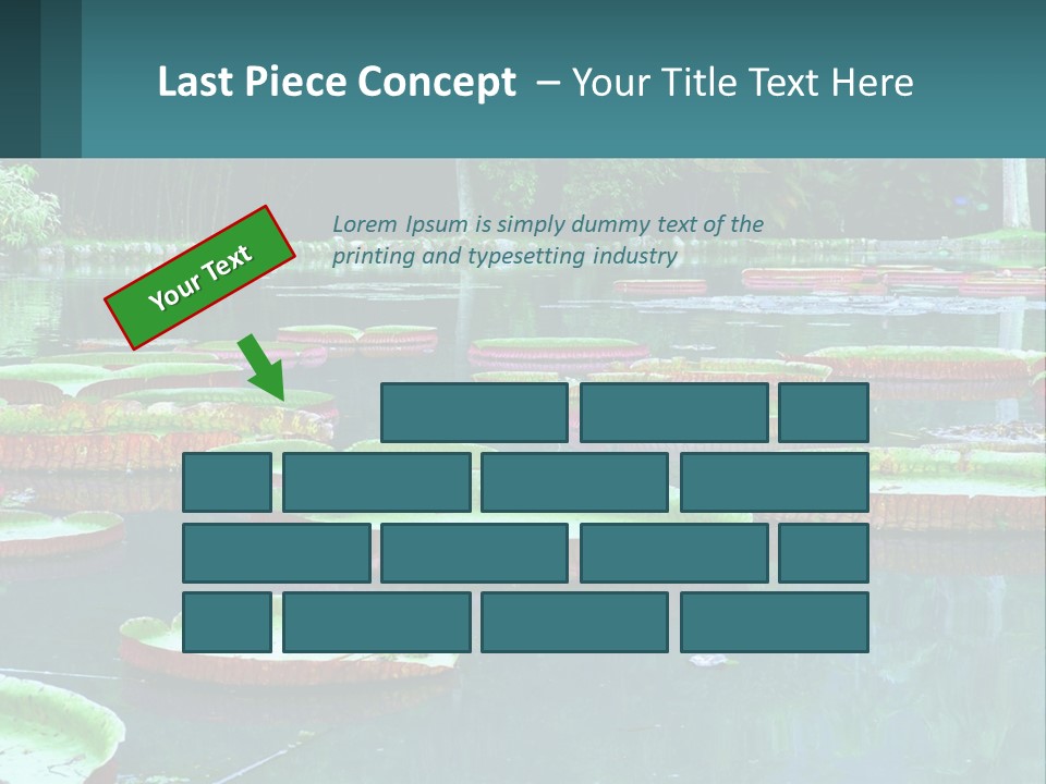 Lake In The Park PowerPoint Template