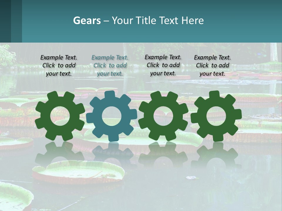 Lake In The Park PowerPoint Template