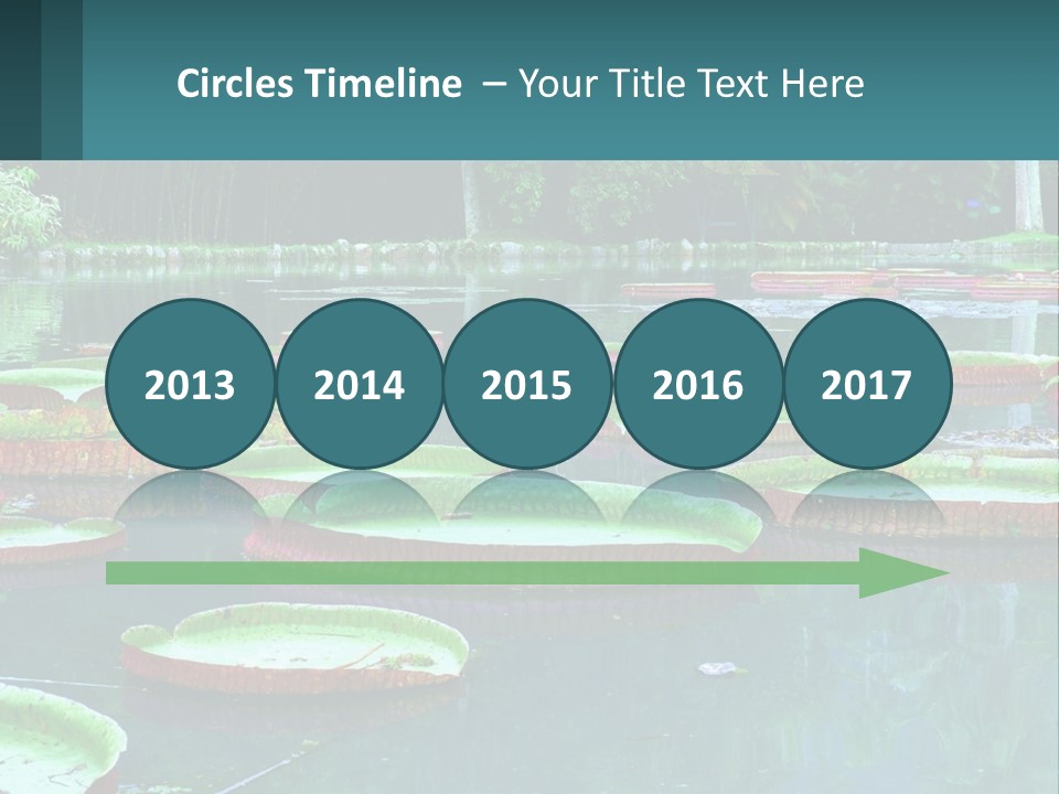 Lake In The Park PowerPoint Template