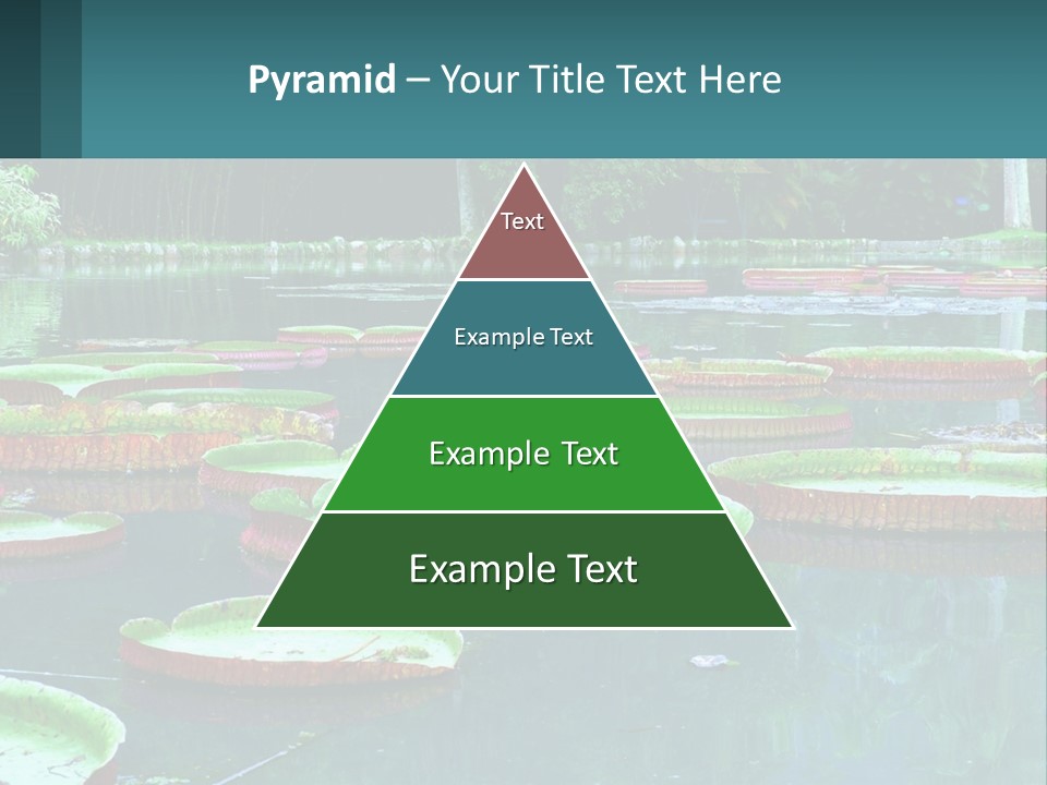 Lake In The Park PowerPoint Template