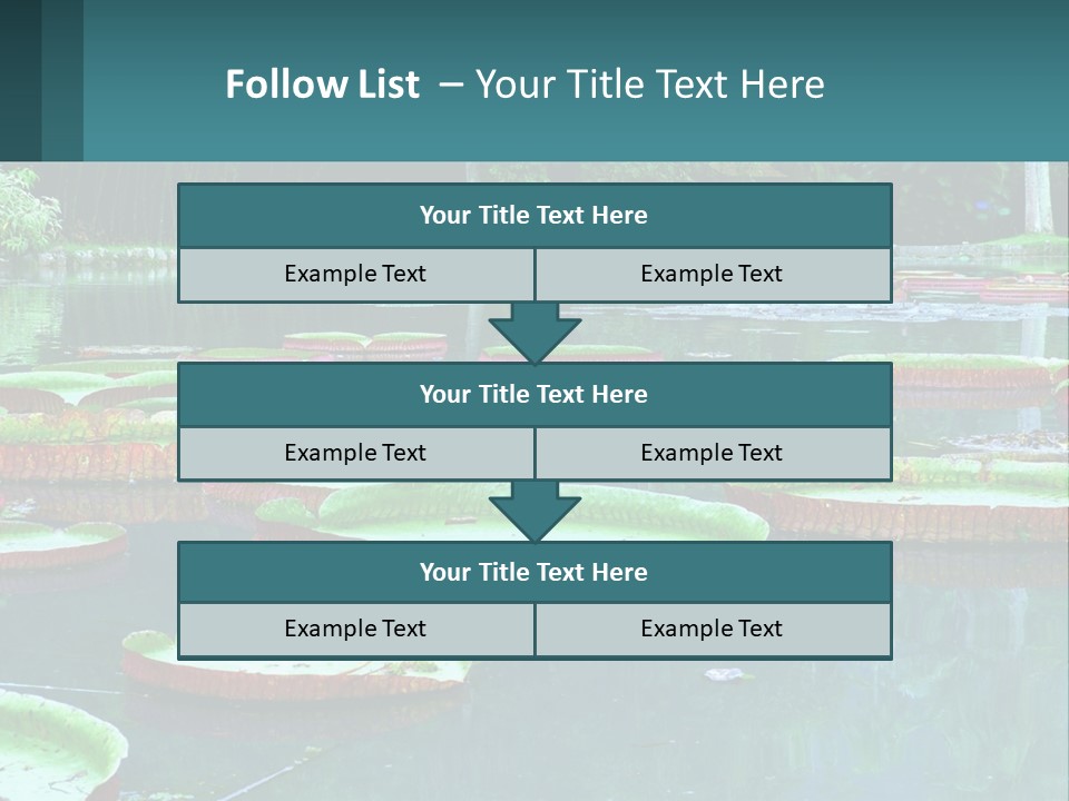 Lake In The Park PowerPoint Template