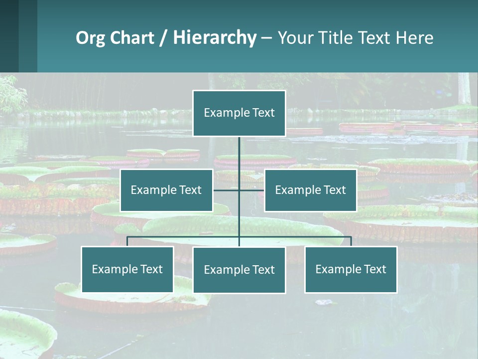 Lake In The Park PowerPoint Template