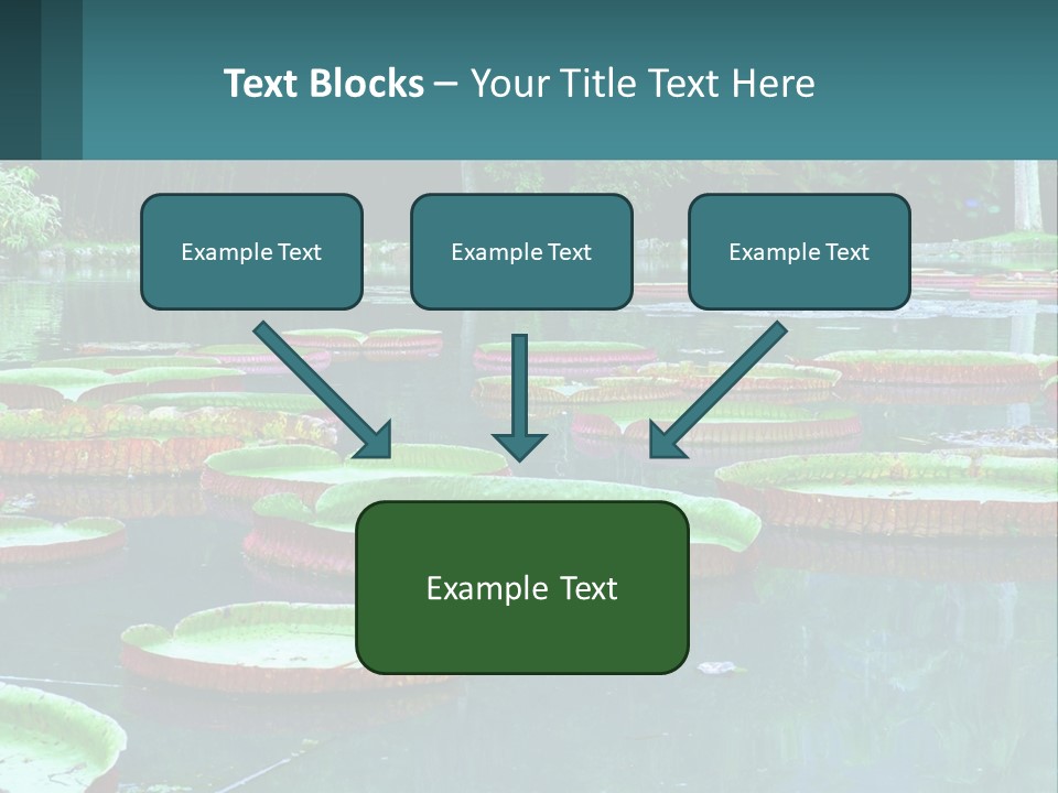 Lake In The Park PowerPoint Template