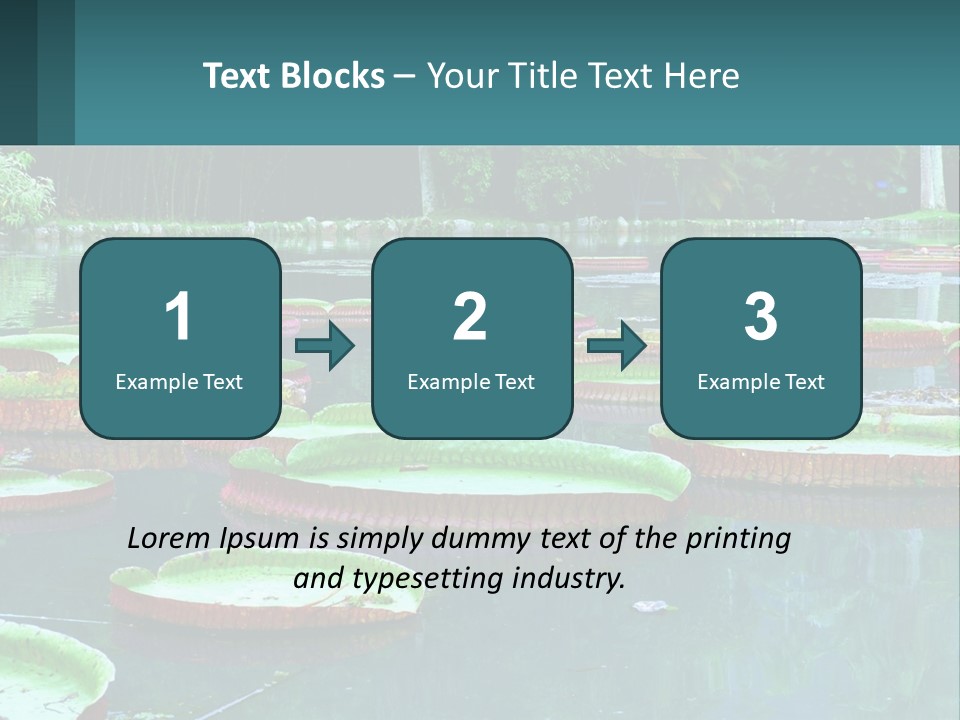 Lake In The Park PowerPoint Template