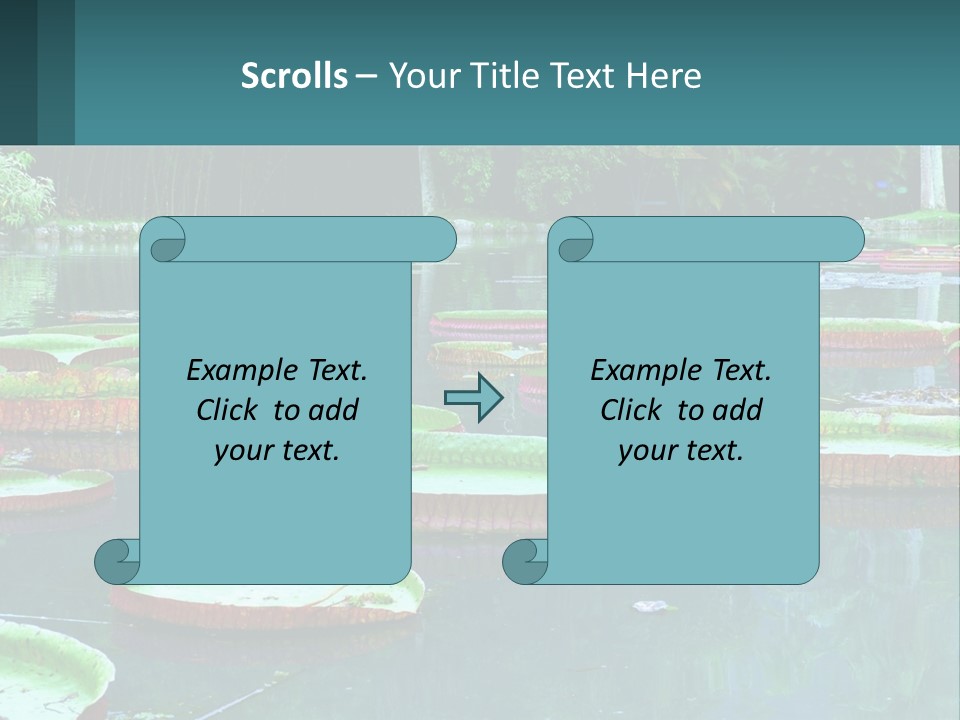 Lake In The Park PowerPoint Template