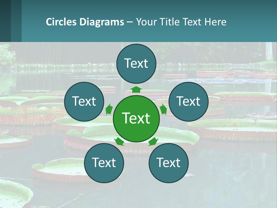 Lake In The Park PowerPoint Template