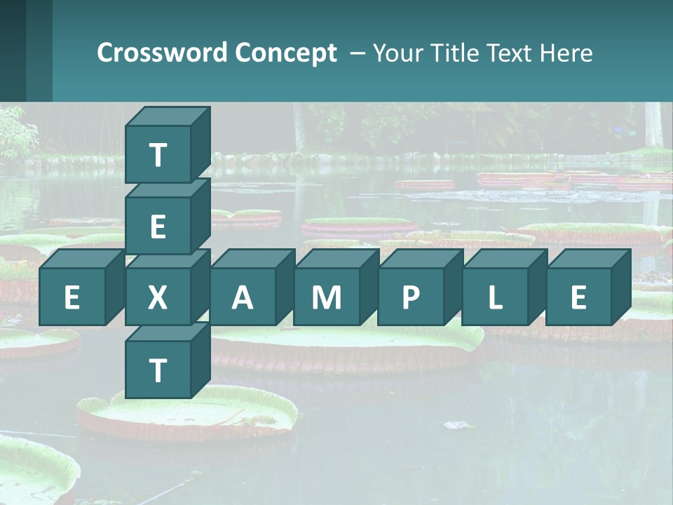 Lake In The Park PowerPoint Template