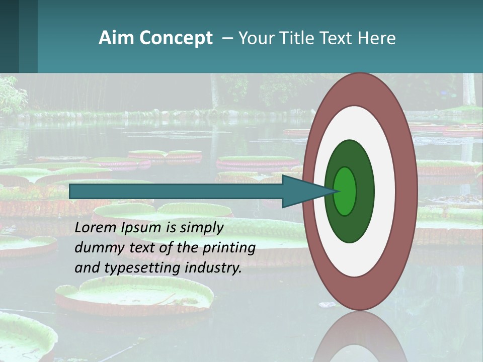 Lake In The Park PowerPoint Template