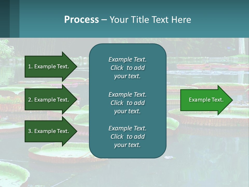 Lake In The Park PowerPoint Template