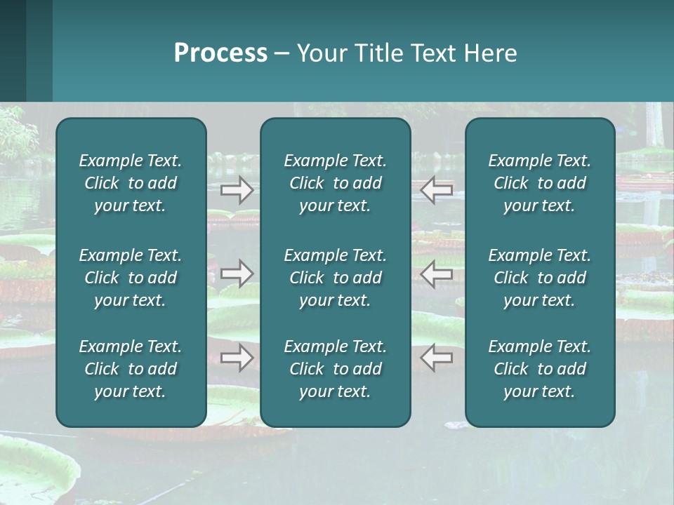 Lake In The Park PowerPoint Template