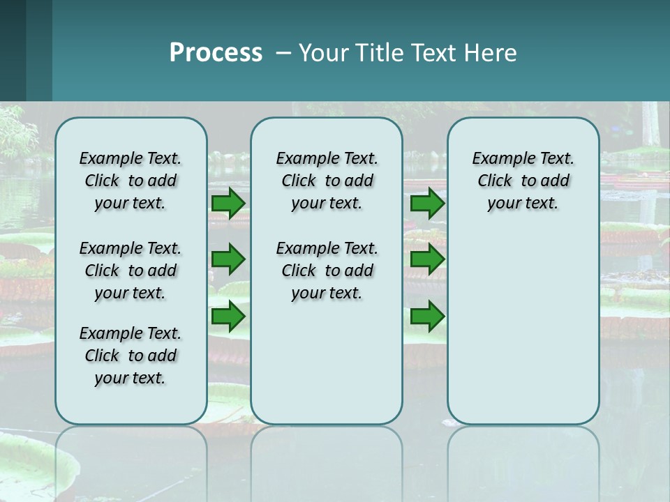 Lake In The Park PowerPoint Template