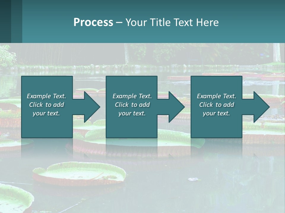 Lake In The Park PowerPoint Template