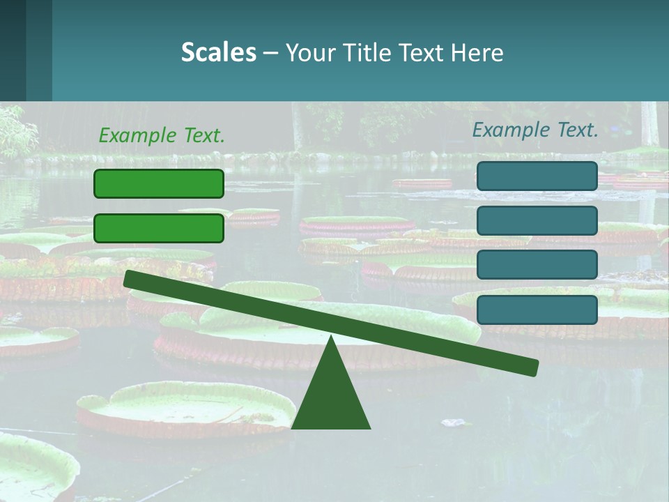 Lake In The Park PowerPoint Template