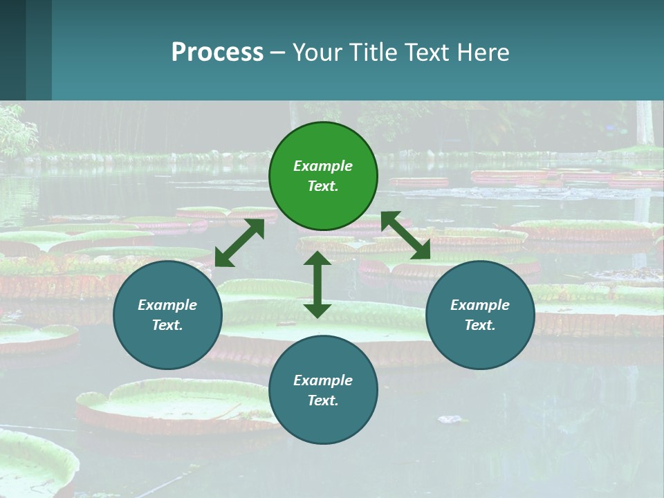 Lake In The Park PowerPoint Template