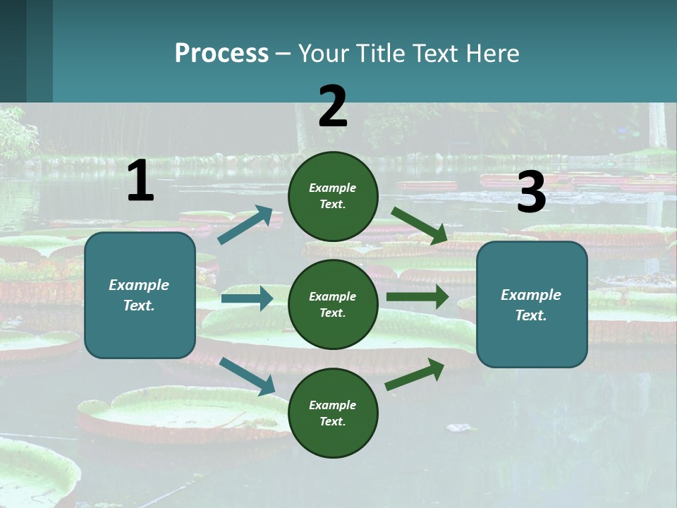 Lake In The Park PowerPoint Template