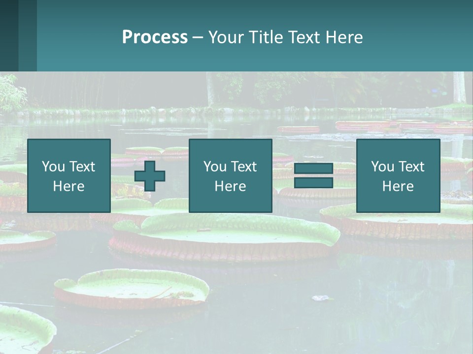 Lake In The Park PowerPoint Template