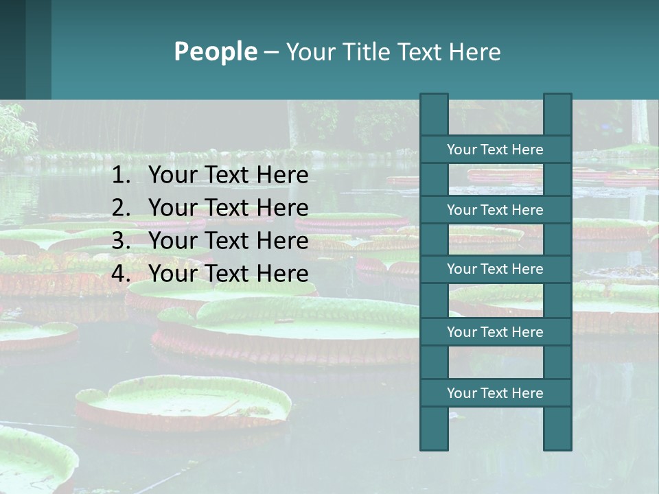 Lake In The Park PowerPoint Template