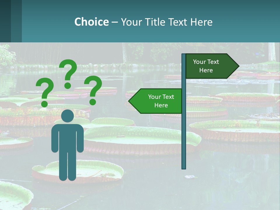 Lake In The Park PowerPoint Template
