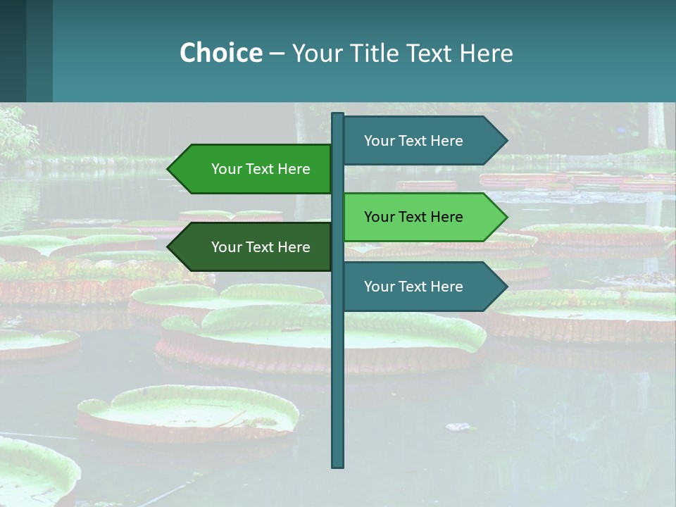 Lake In The Park PowerPoint Template