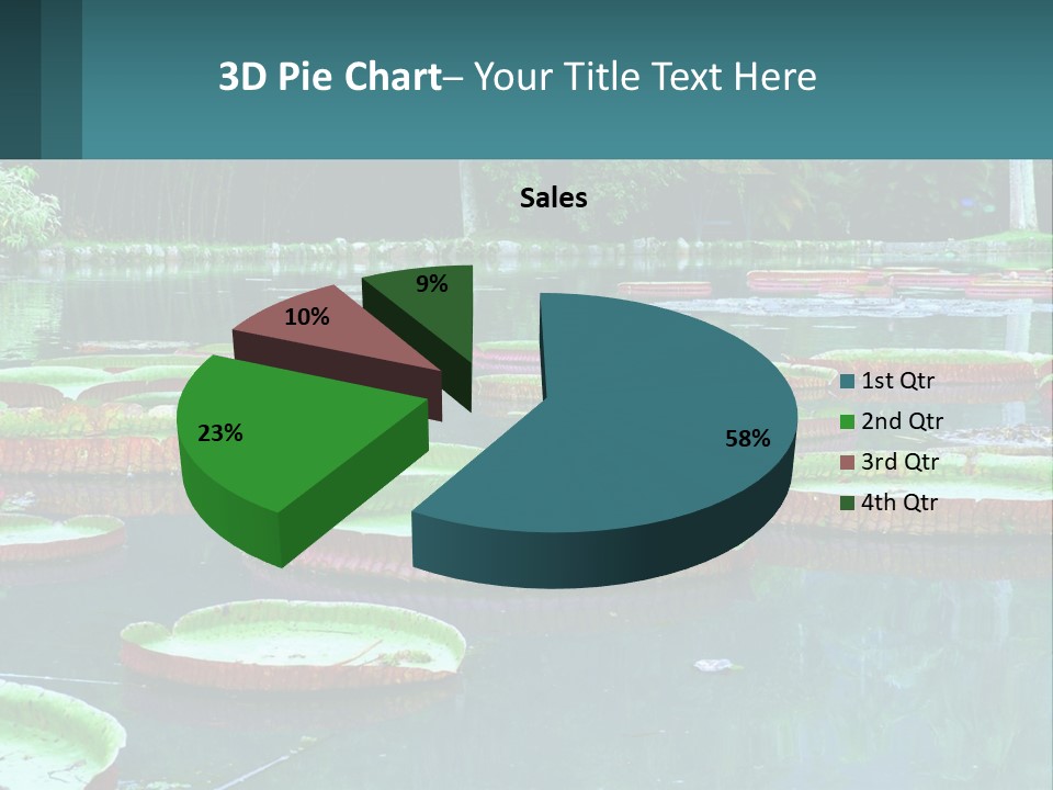 Lake In The Park PowerPoint Template
