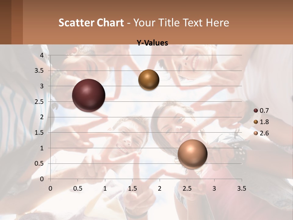 Group Of Teenagers PowerPoint Template