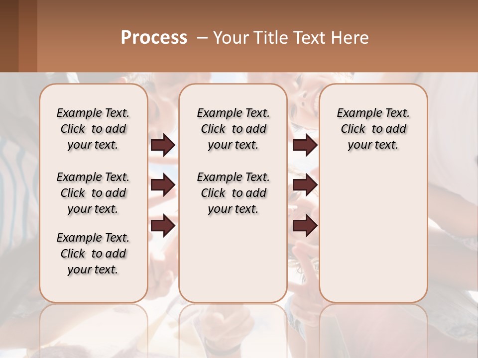 Group Of Teenagers PowerPoint Template