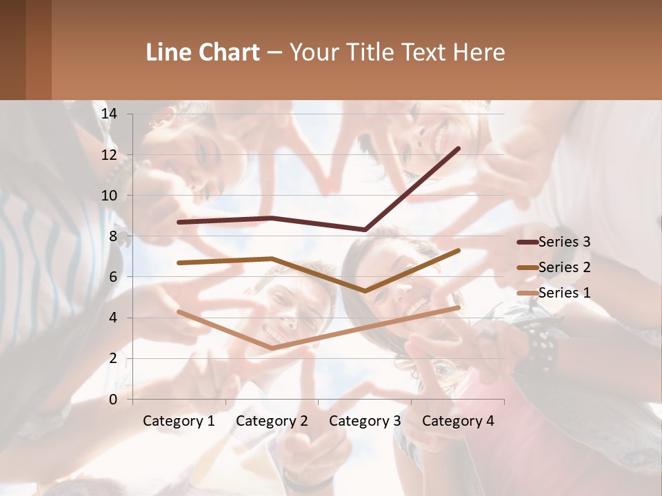Group Of Teenagers PowerPoint Template