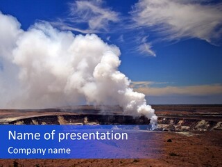 Smoke From The Pit PowerPoint Template