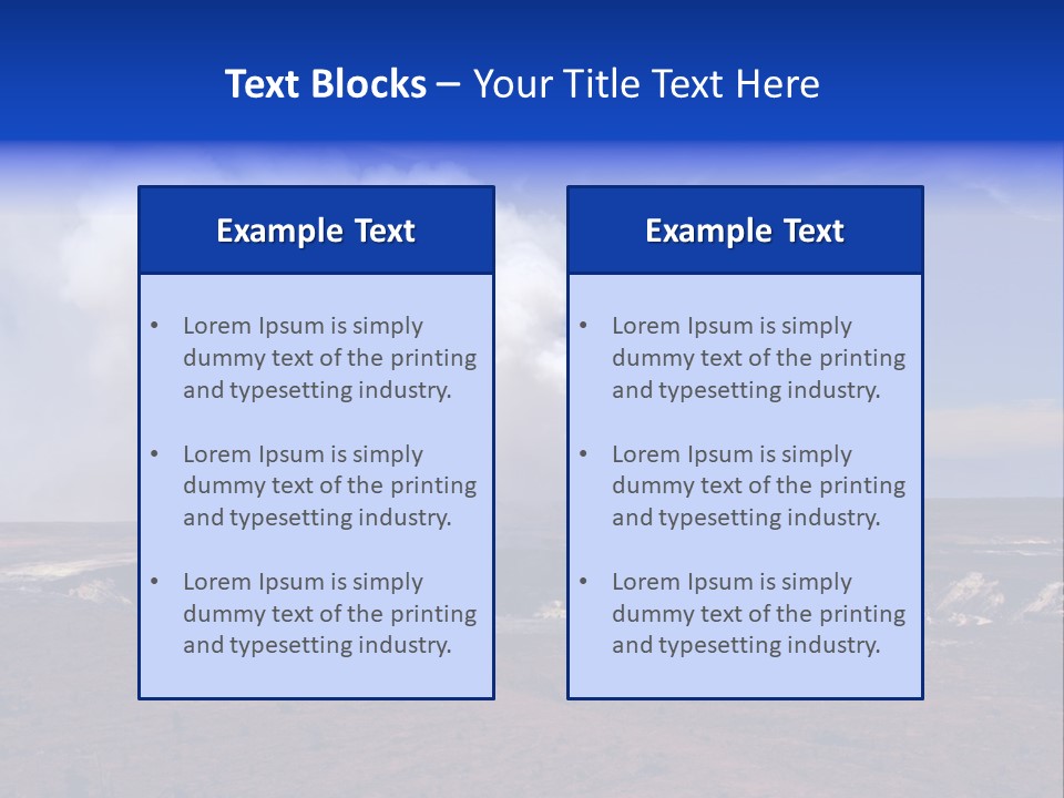 Smoke From The Pit PowerPoint Template